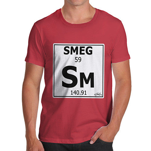 Men's Periodic Table Of Swearing Smeg T-Shirt