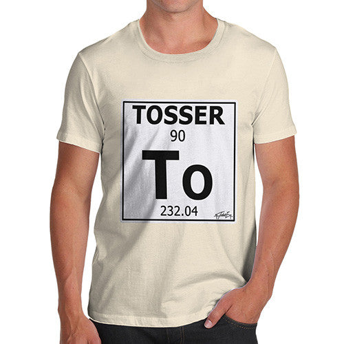 Men's Periodic Table Of Swearing Tosser T-Shirt