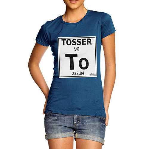 Women's Periodic Table Of Swearing Tosser T-Shirt