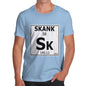 Men's Periodic Table Of Swearing Skank T-Shirt