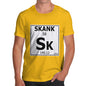 Men's Periodic Table Of Swearing Skank T-Shirt