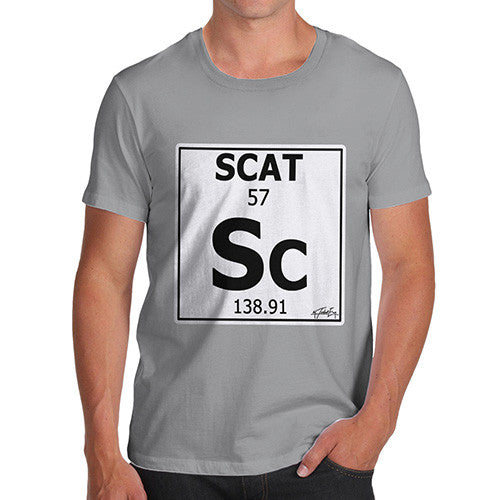 Men's Periodic Table Of Swearing Scat T-Shirt