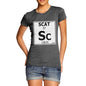 Women's Periodic Table Of Swearing Scat T-Shirt