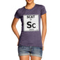 Women's Periodic Table Of Swearing Scat T-Shirt