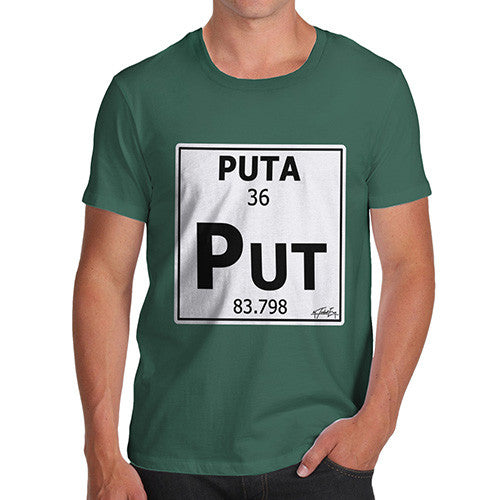 Men's Periodic Table Of Swearing Puta T-Shirt