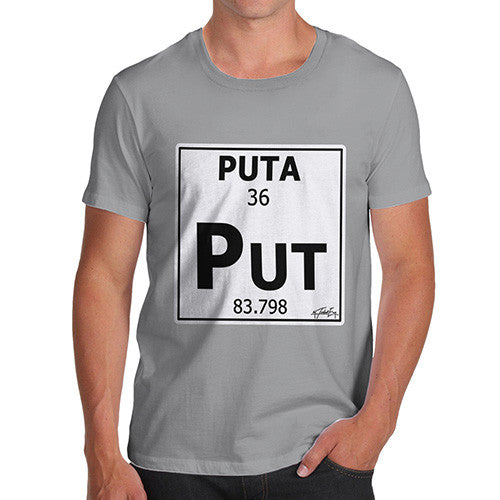 Men's Periodic Table Of Swearing Puta T-Shirt