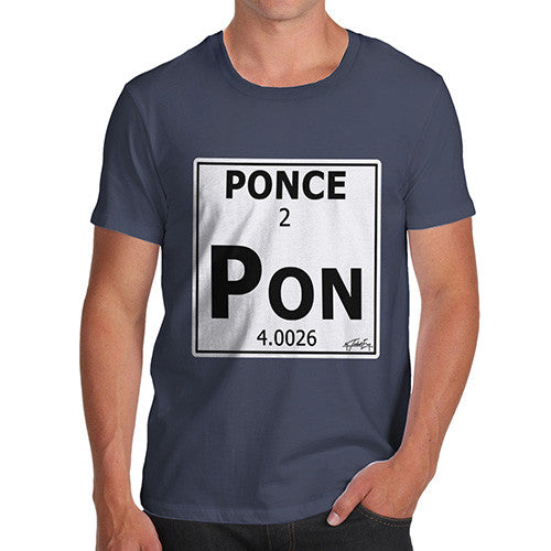 Men's Periodic Table Of Swearing Ponce T-Shirt