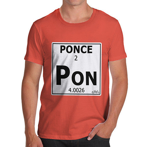 Men's Periodic Table Of Swearing Ponce T-Shirt