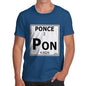 Men's Periodic Table Of Swearing Ponce T-Shirt