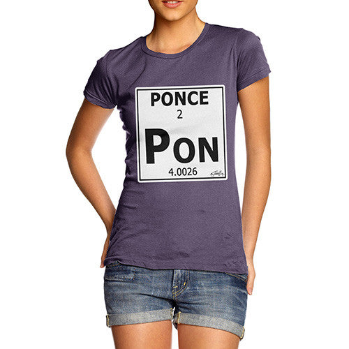 Women's Periodic Table Of Swearing Ponce T-Shirt