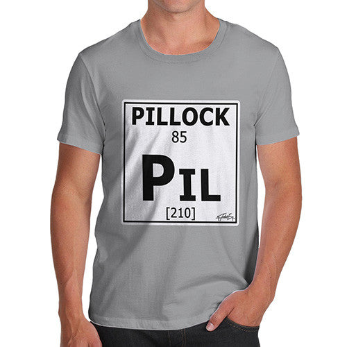 Men's Periodic Table Of Swearing Pillock T-Shirt