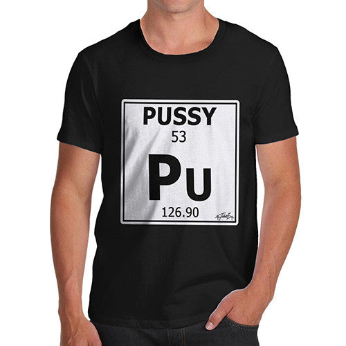 Men's Periodic Table Of Swearing Element PU T-Shirt