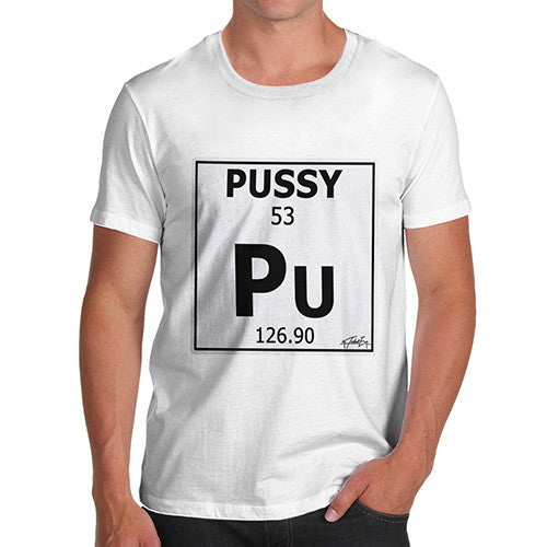 Men's Periodic Table Of Swearing Element PU T-Shirt