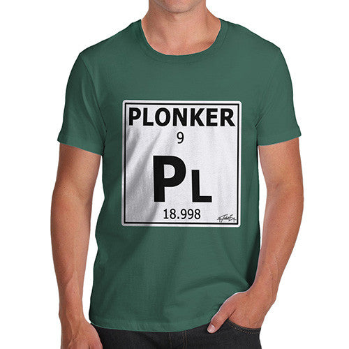 Men's Periodic Table Of Swearing Plonker T-Shirt