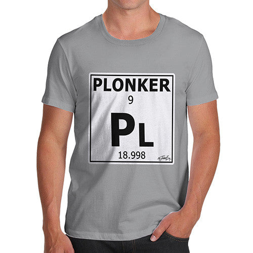 Men's Periodic Table Of Swearing Plonker T-Shirt