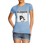 Women's Periodic Table Of Swearing Plonker T-Shirt