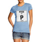 Women's Periodic Table Of Swearing Piss T-Shirt