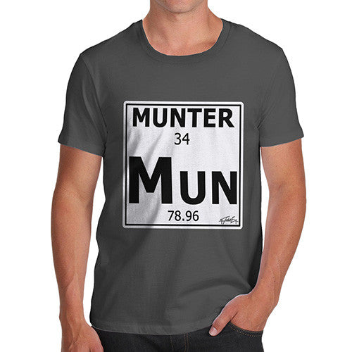 Men's Periodic Table Of Swearing Munter T-Shirt