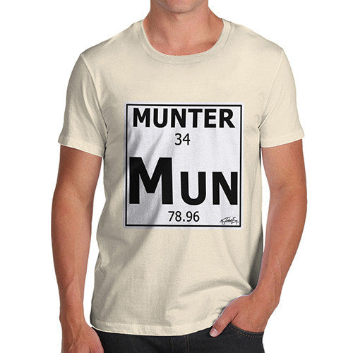 Men's Periodic Table Of Swearing Munter T-Shirt