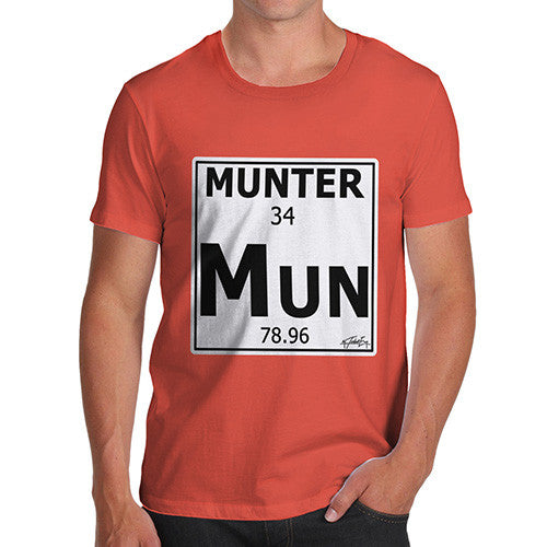 Men's Periodic Table Of Swearing Munter T-Shirt