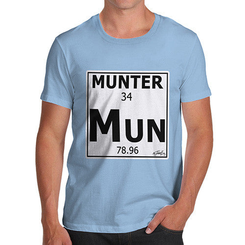 Men's Periodic Table Of Swearing Munter T-Shirt