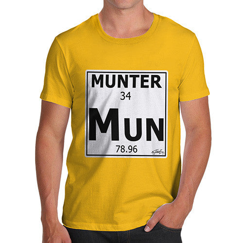 Men's Periodic Table Of Swearing Munter T-Shirt