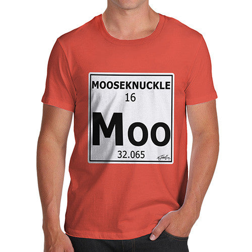 Men's Periodic Table Of Swearing Mooseknuckle T-Shirt