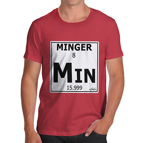 Men's Periodic Table Of Swearing Minger T-Shirt