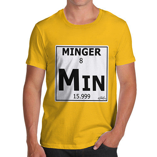 Men's Periodic Table Of Swearing Minger T-Shirt