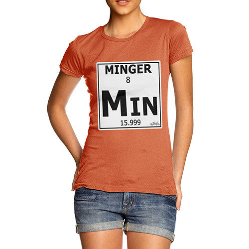 Women's Periodic Table Of Swearing Minger T-Shirt