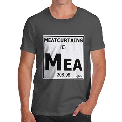 Men's Periodic Table Of Swearing Meatcurtains T-Shirt