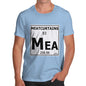 Men's Periodic Table Of Swearing Meatcurtains T-Shirt