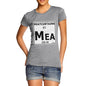 Women's Periodic Table Of Swearing Meatcurtains T-Shirt