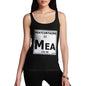 Women's Periodic Table Of Swearing Meatcurtains Tank Top