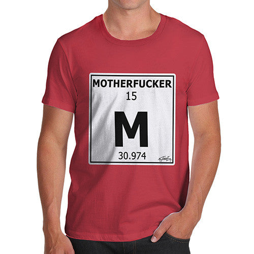 Men's Periodic Table Of Swearing Element M T-Shirt