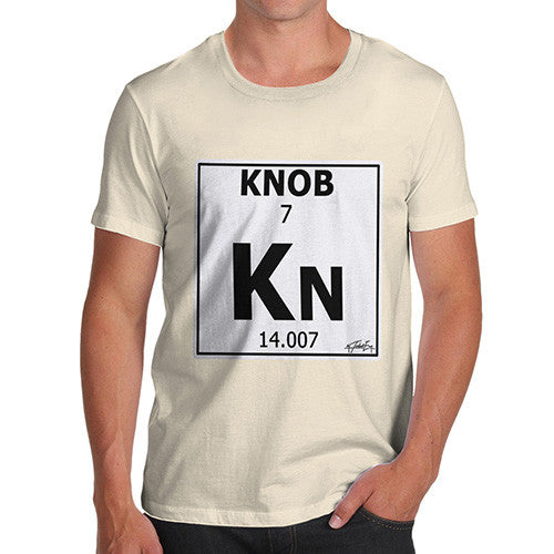 Men's Periodic Table Of Swearing Knob T-Shirt