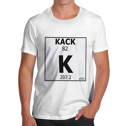 Men's Periodic Table Of Swearing Kack T-Shirt