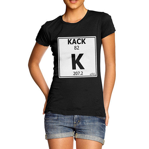 Women's Periodic Table Of Swearing Kack T-Shirt