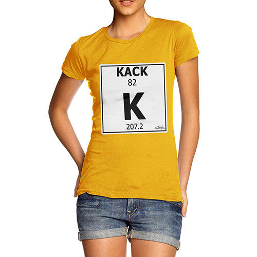 Women's Periodic Table Of Swearing Kack T-Shirt