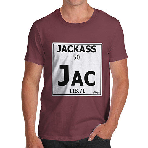 Men's Periodic Table Of Swearing Jackass T-Shirt