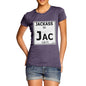 Women's Periodic Table Of Swearing Jackass T-Shirt