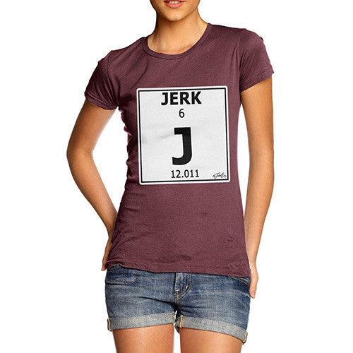 Women's Periodic Table Of Swearing Jerk T-Shirt