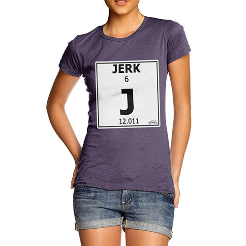 Women's Periodic Table Of Swearing Jerk T-Shirt