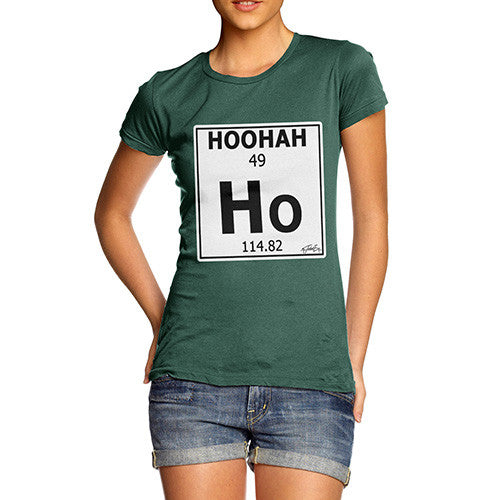 Women's Periodic Table Of Swearing Hoohah T-Shirt