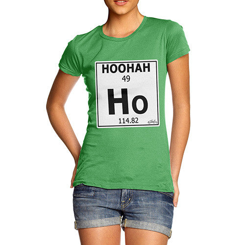 Women's Periodic Table Of Swearing Hoohah T-Shirt