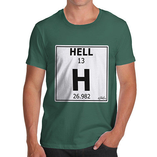 Men's Periodic Table Of Swearing Hell T-Shirt