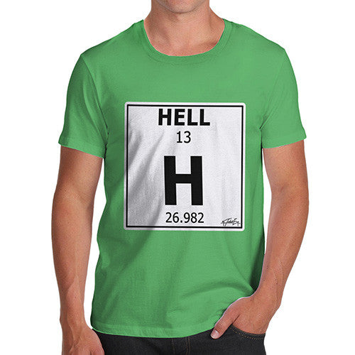 Men's Periodic Table Of Swearing Hell T-Shirt