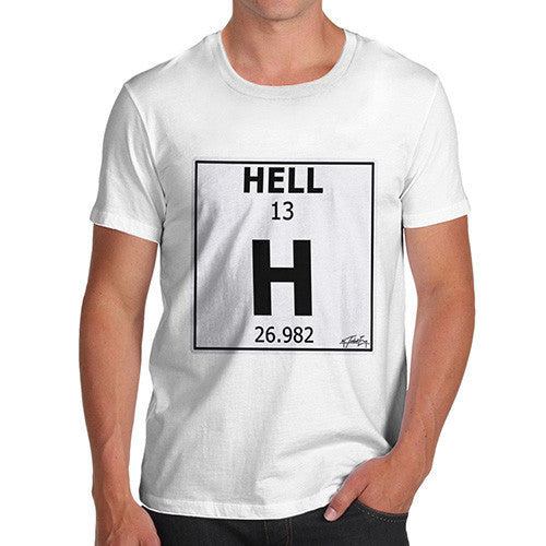 Men's Periodic Table Of Swearing Hell T-Shirt