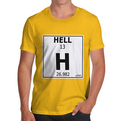 Men's Periodic Table Of Swearing Hell T-Shirt