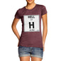 Women's Periodic Table Of Swearing Hell T-Shirt